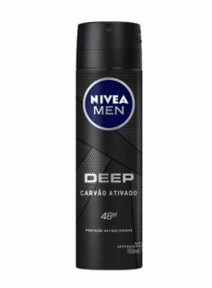Produto Desodorante aerosol nivea men deep carvao ativado 150ml foto 1