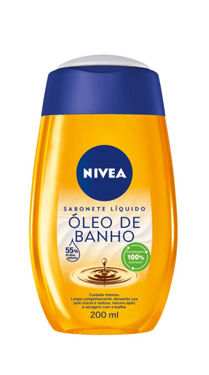 Produto Sabonete líquido óleo de banho 200ml nivea foto 1
