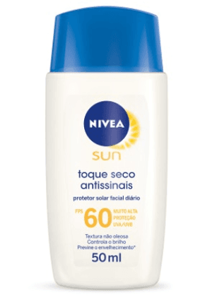 Produto Protetor facial nivea sun toque seco fps60 50g foto 1