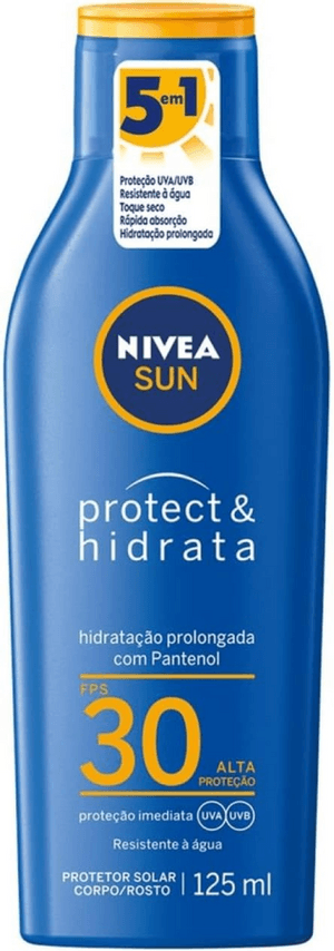 Produto Protetor solar corpo e rosto sun protect e hidrata fps30 125ml nivea foto 1