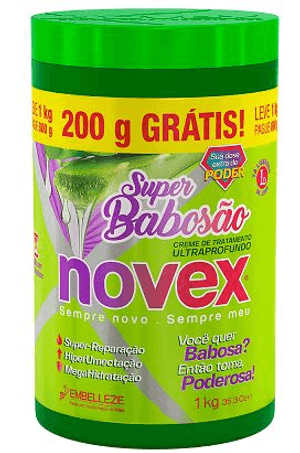 Produto Creme trat novex super babosao 1kg + 200g foto 1