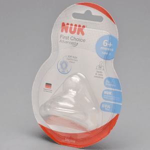 Produto Bico de mamadeira nuk fc advanced ort silic media consistencia 6+m 721261-2b foto 1