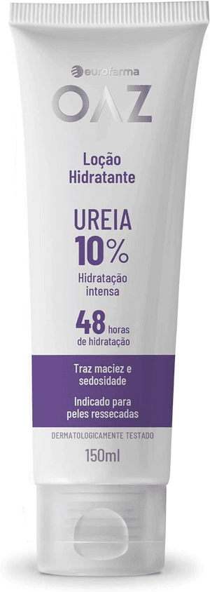 Produto Loção hidratante ureia 10% oaz 150ml eurofarma foto 1