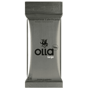 Produto Preservativo olla large embalagem com 6 unidades foto 1