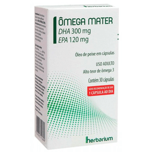 Produto Omega mater com 30 capsulas herbarium foto 1