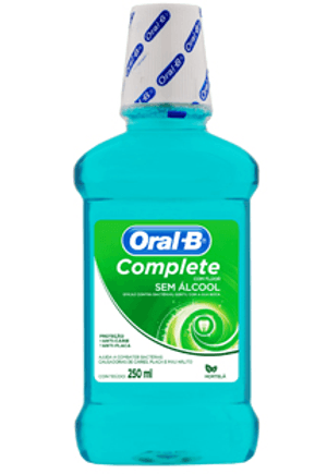Produto Enxaguante bucal oral b hortela sem alcool 250ml foto 1