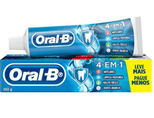 Produto Creme dental oral b 4 em 1 180g foto 1