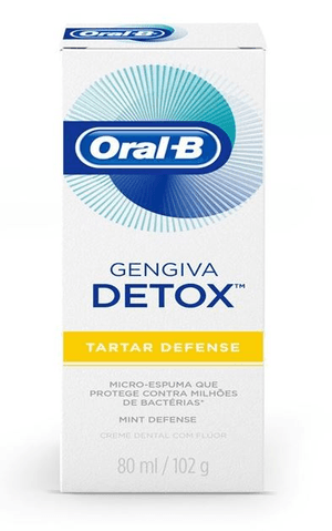 Produto Creme dental oral b antitartaro defense 102g foto 1