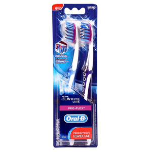 Produto Oral b escova dental 3d white luxe pro flex suave / macia leve 2 pague 1 foto 1