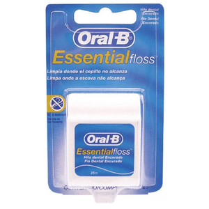 Produto Fio dental oral b essencial floss cera 25 mts foto 1