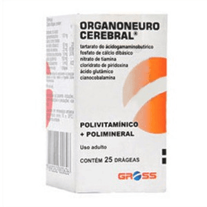 Produto Organo neuro cerebral 25 drageas foto 1