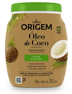 Produto Creme de hidratacao origem oleo de coco 1kg foto 1