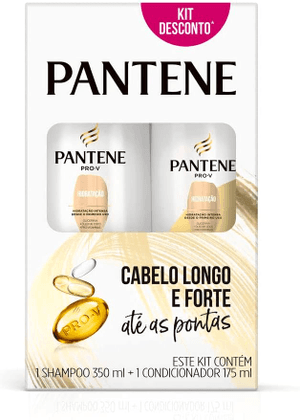 Produto Kit pro-v hidratação shampoo 350ml + condicionador 175ml pantene foto 1