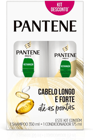 Produto Kit restauração shampoo 350ml + condicionador 175ml pantene foto 1