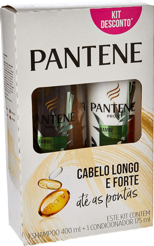Produto Kit pro-v bambu shampoo 400ml + condicionador 175ml pantene foto 1