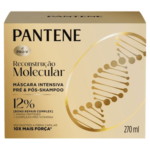 Produto Pantene mascara receonstrucao molecular bond repair 270gr foto 1