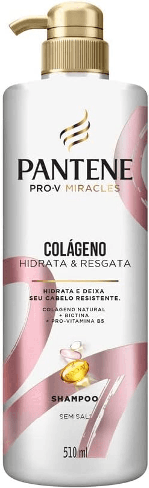 Produto Shampoo pro-v miracle colágeno hidrata e resgata 510ml pantene foto 1