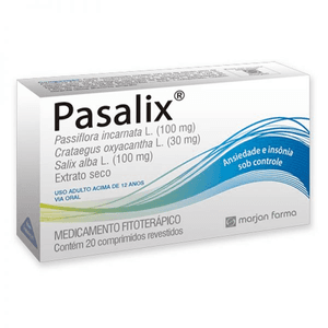 Produto Pasalix 20 comprimidos revestidos
 foto 1