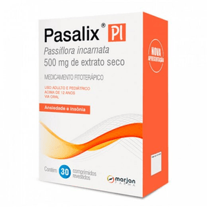 Produto Pasalix pi 500mg 30 comprimidos revestidos foto 1