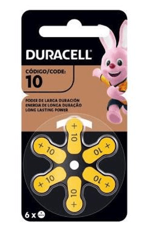 Produto Pilha duracell auditiva n10 com 6 unidades foto 1