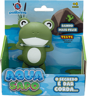 Produto Animal de brinquedo de plástico aqua sapo banho an2009, polibrinq foto 1