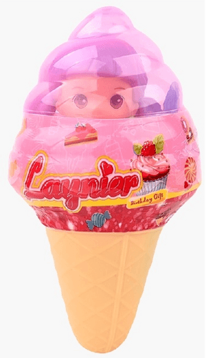 Produto Kit bonecas de brinquedo de plástico - sorvete doll sortidas kb007, polibrinq foto 1