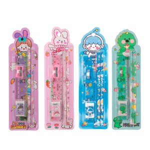 Produto Kit escolar básico 5 peças sortido scb64 polibrinq foto 1