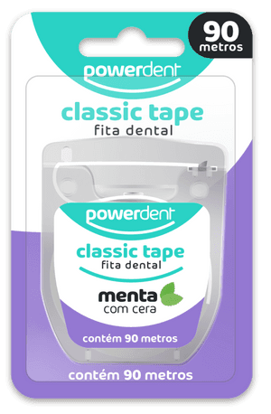 Produto Fio dental classic tape menta 90m powerdent foto 1