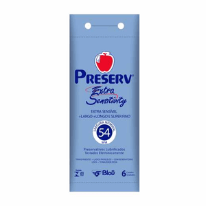 Produto Preservativo preserv extra sensitivity com 6 unidades

 foto 1