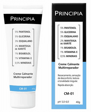 Produto Creme calmante multirreparador 17,5% mix de ativos cm-01 com 40g principia foto 1
