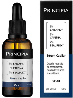 Produto Sérum capilar 3% baicapil + 3% cafeína + 2% beauplex sc-01 com 50ml principia foto 1