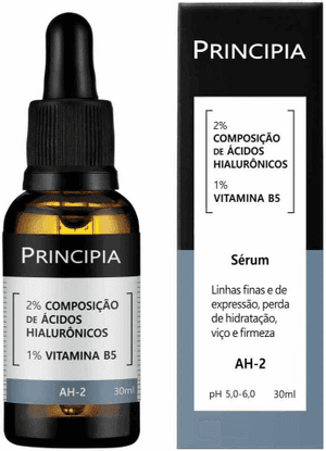 Produto Sérum facial 2% ácidos hialurônicos + 1% vitamina b5 ah-2 com 30ml principia foto 1