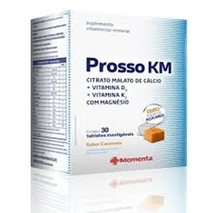 Produto Prosso km suplemento vitamínico com 30 tabletes mastigáveis momenta foto 1