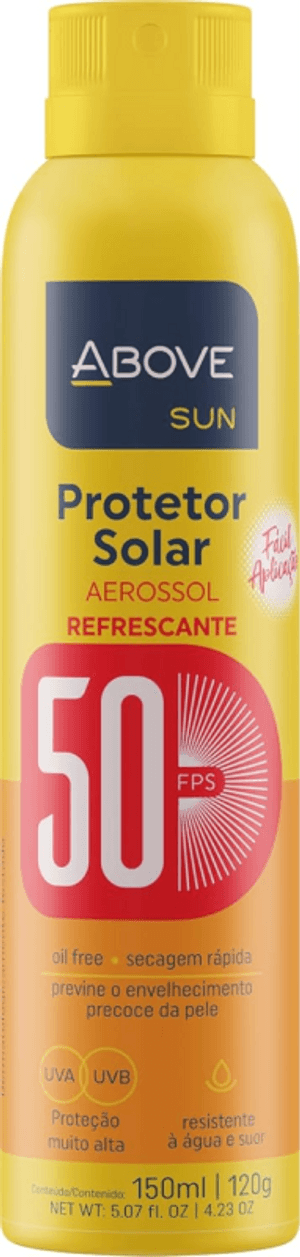 Produto Protetor solar above sun spray fps50 150ml foto 1