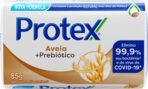Produto Sabonete antibacteriano aveia + prebiótico 85g protex foto 1