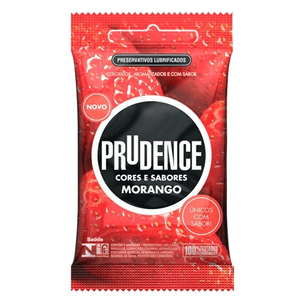 Produto Preservativo prudence morango com 3 unidades foto 1