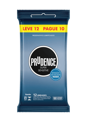Produto Preservativo prudence super sensitive leve 12 pague 10 foto 1