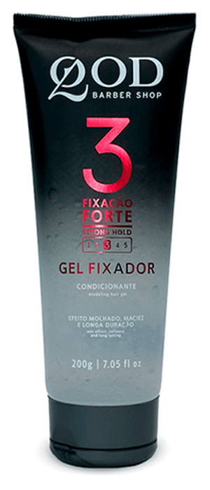 Produto Gel condicionante baber shop 3 fixação forte 200g qod cosmetic foto 1