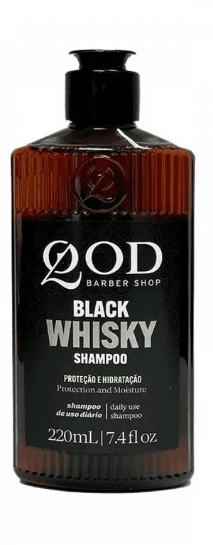 Produto Shampoo black whisky barba e cabelo 220ml qod barber shop foto 1