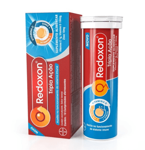 Produto Redoxon tripla  ação 10 comprimidos efervescentes foto 1
