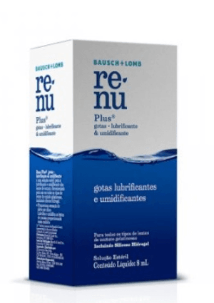 Produto Renu plus gotas lubrificante 8ml foto 1