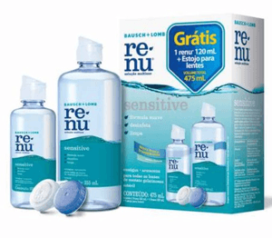 Produto Renu sensitive 355 ml+120 ml gratis estojo foto 1