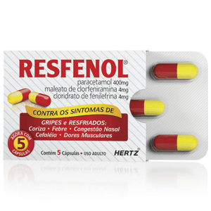 Produto Resfenol 5 capsulas hertz foto 1