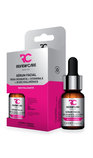 Produto Sérum facial revitalizante rosa mosqueta + vitamina e + ácido hialurônico 10ml review care foto 1