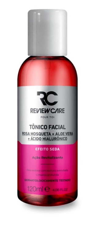 Tônico facial revitalizante rosa mosqueta + ácido hialurônico
