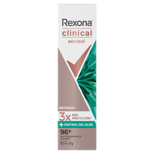 Produto Antitranspirante aerossol rexona clinical refresh 150ml spray foto 1