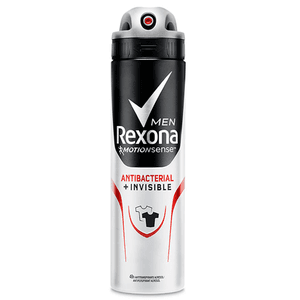 Produto Desodorante aerossol rexona men antibacterial + invisible 150ml
 foto 1