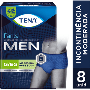 Produto Roupa intima descartavel tena pants men g/eg 8 unidades foto 1