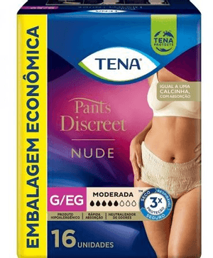 Produto Roupa íntima pants discreet nude g/eg 16 unidades tena foto 1