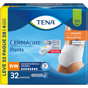 Produto Roupa intima incontinencia tena pants dermacare pm l32p28un foto 1